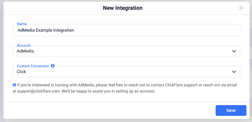 To learn how to add a custom conversion in ClickFlare, follow our article here
