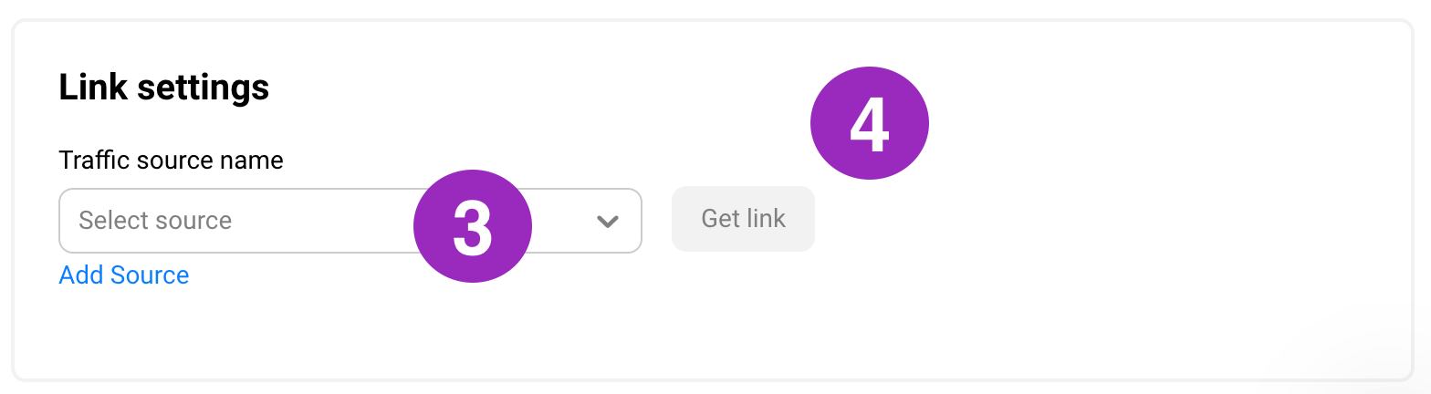 Click the Get link button