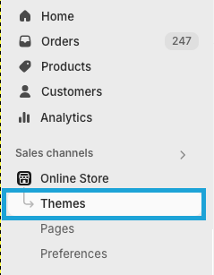 Go to Online Store Themes in your Shopify admin