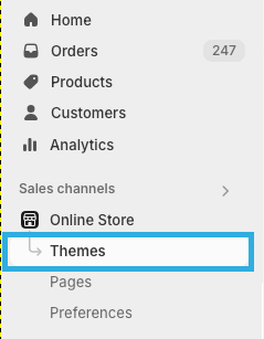 Go to Online Store Themes in your Shopify admin