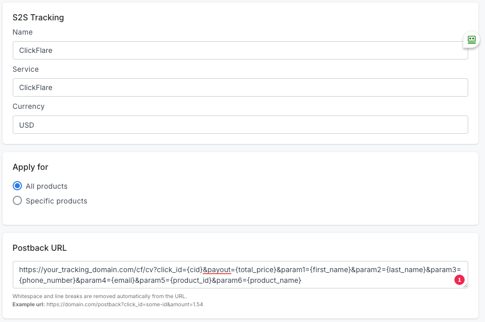 Connect CartPanda to ClickFlare (S2S Postback Integration) (3)