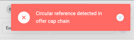 There isn't any limit to the offers in a chain. But you'll not be allowed to put the offers in a loop. Meaning, the…