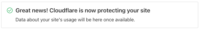 Once the domain is accepted from Cloudflare, if you go to overview in the left sidebar of Cloudflare, you’ll see the…