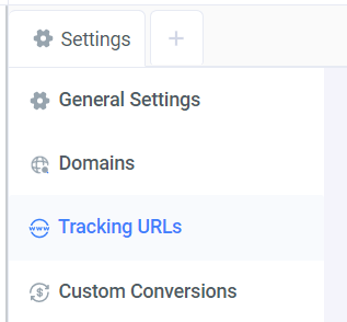 To access Click URLs, open the Settings Menu by clicking the gear icon on the top left of your window from anywhere…