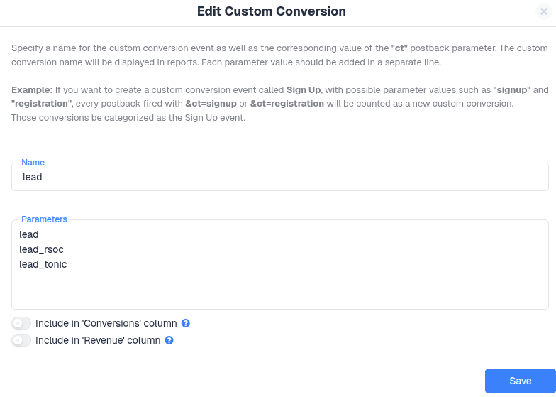 Parameter names must be unique across all custom conversions