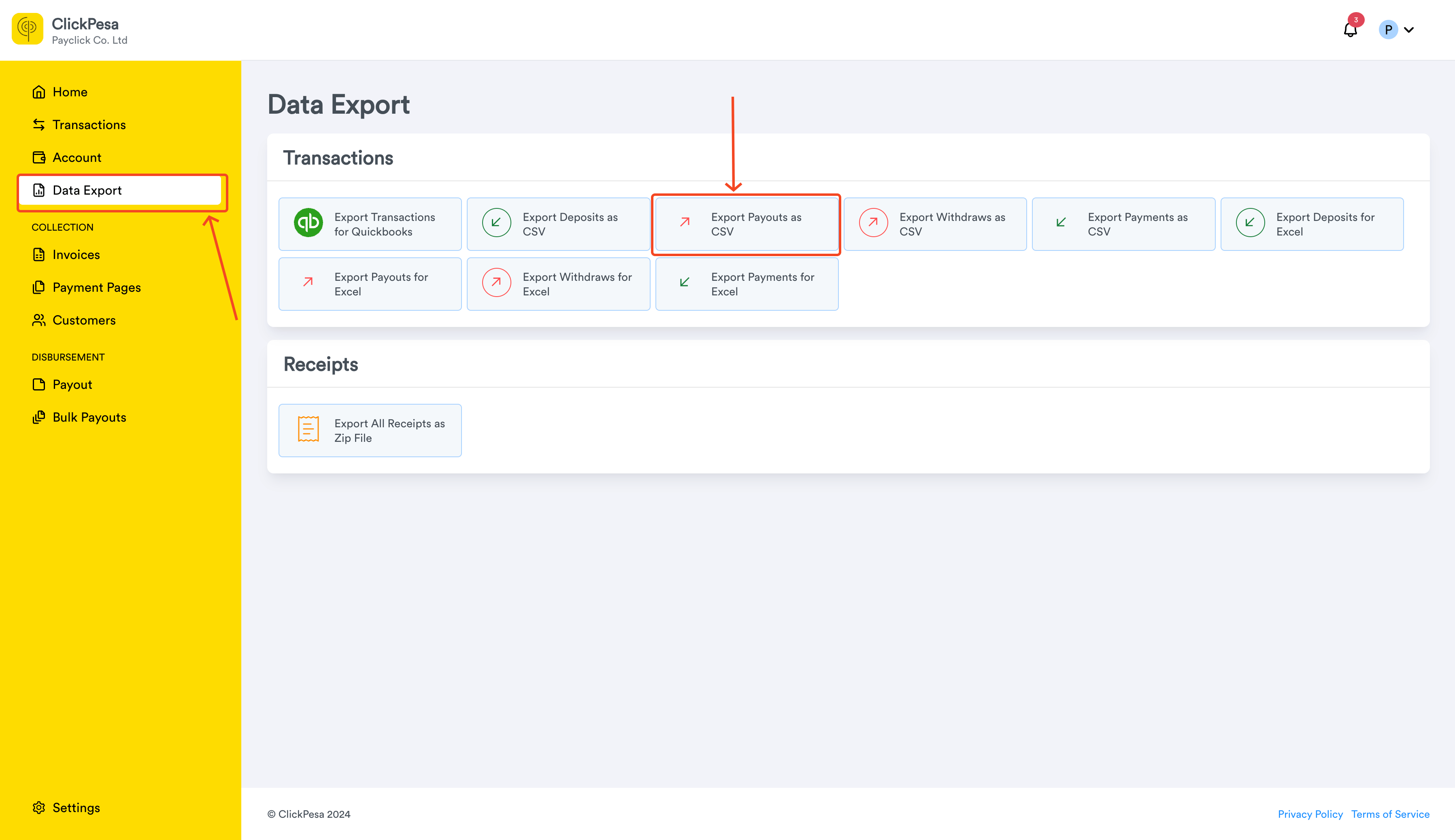 Payouts Csv 1