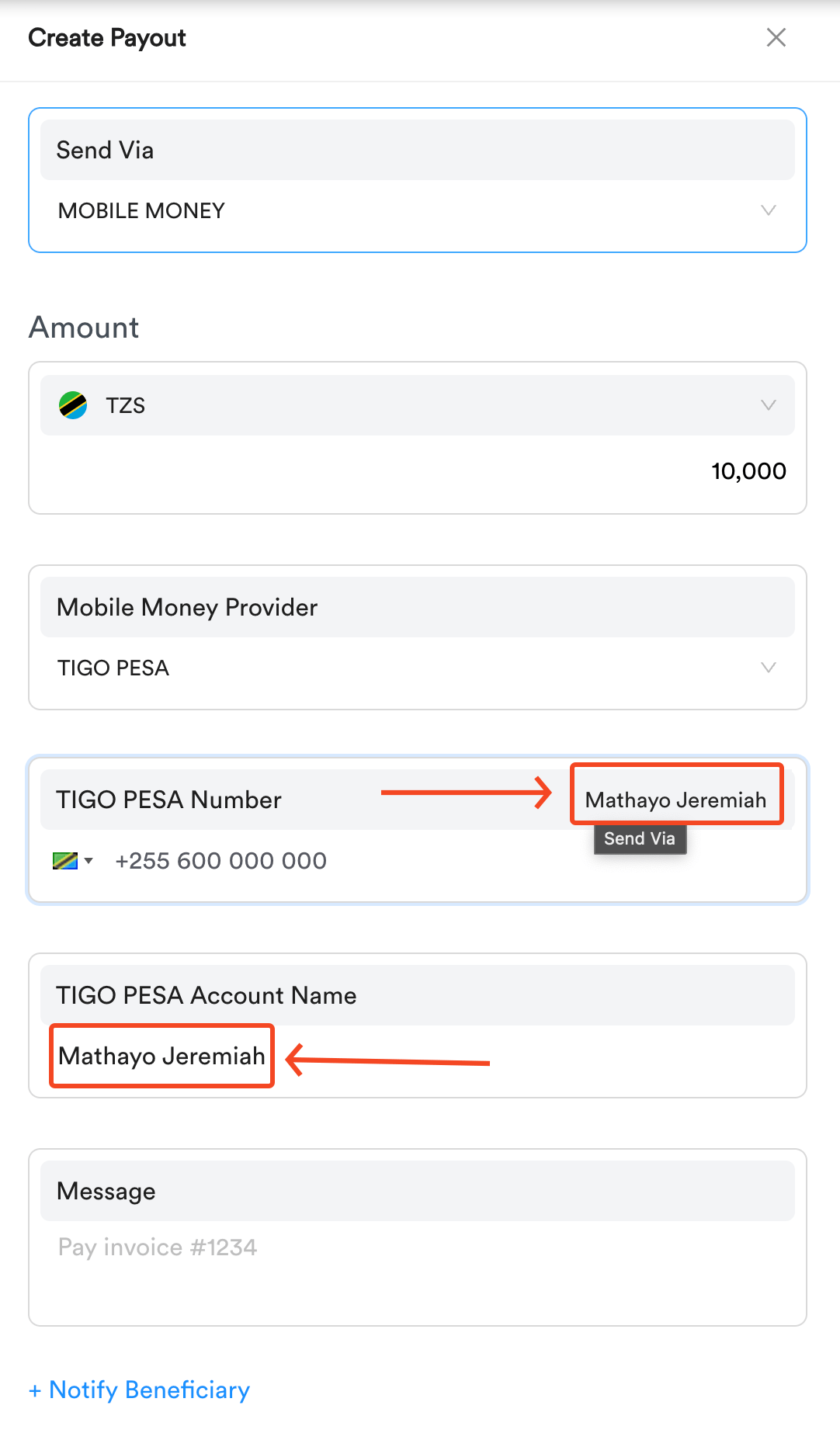 Merchant Dashboard screenshot