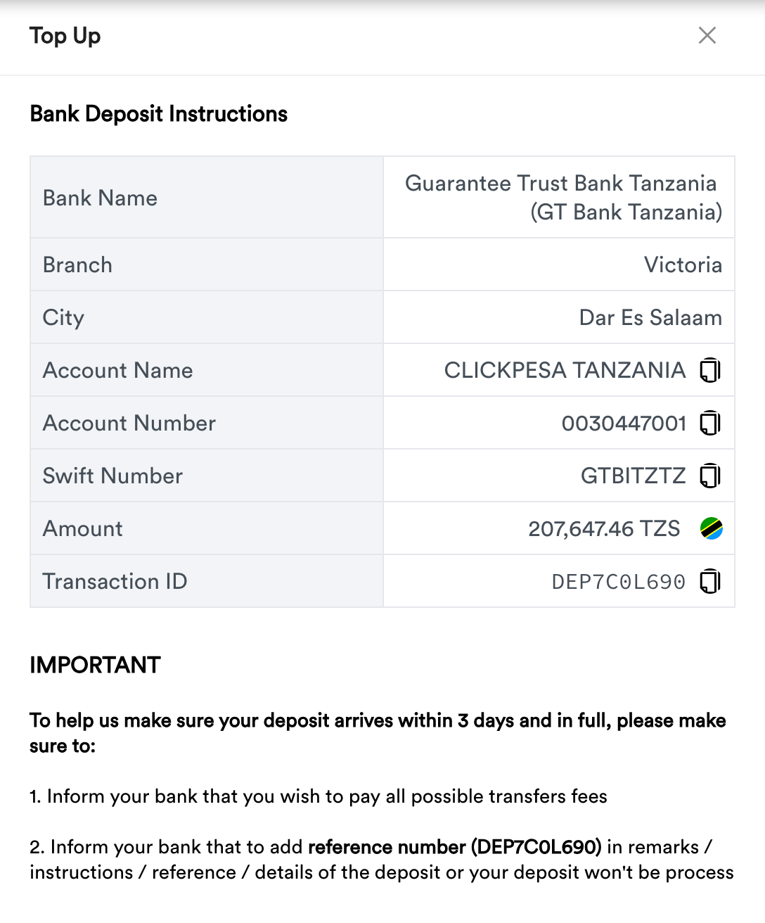 Merchant Dashboard screenshot