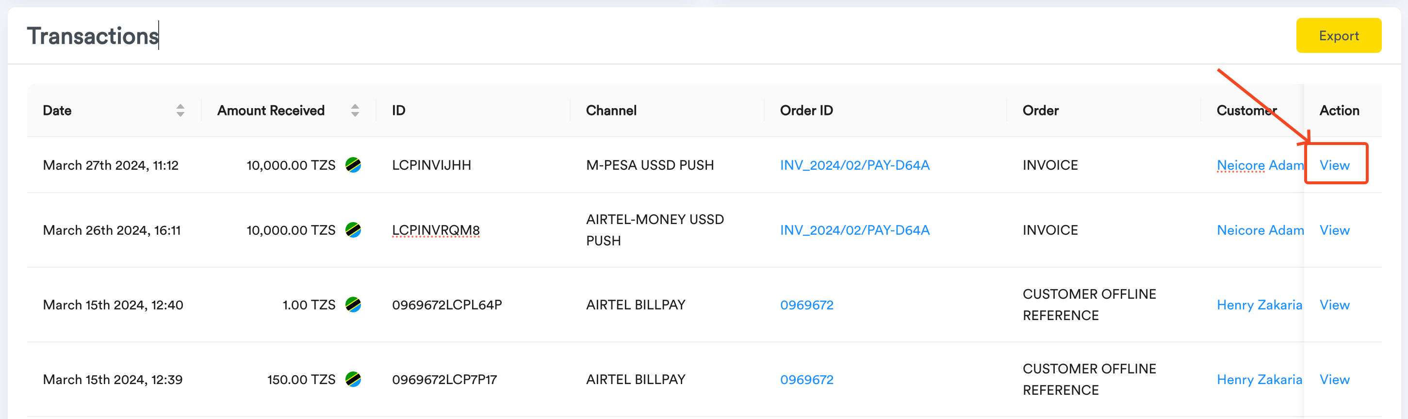 View Payment 4