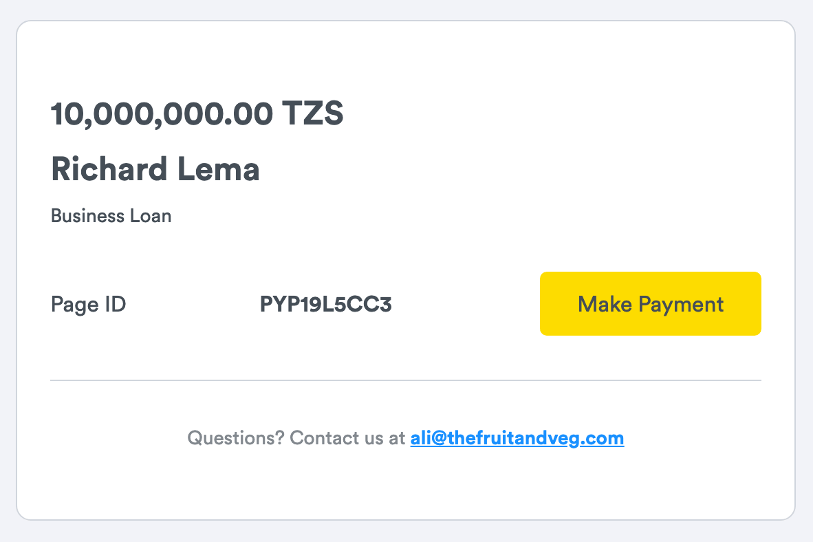 Checkout Payment Page