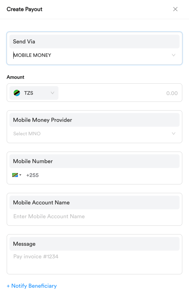 Merchant Dashboard screenshot