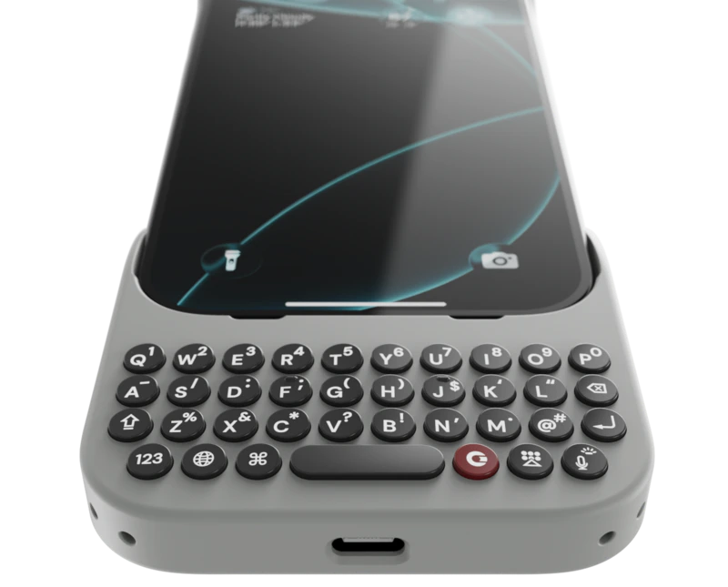 Clicks Keyboard Premium Typing Experience Iphone 17 Smoke