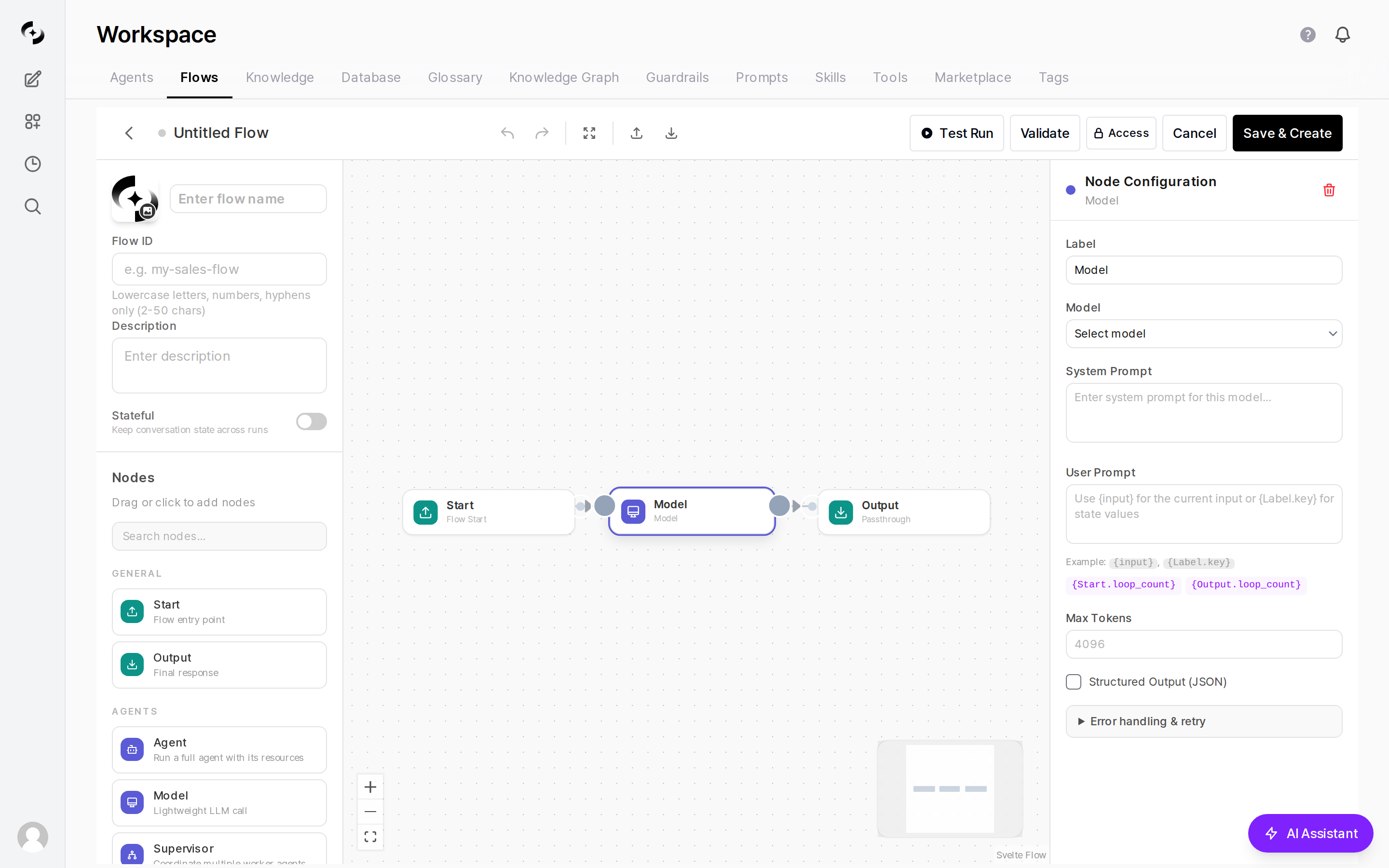 Node settings panel 2