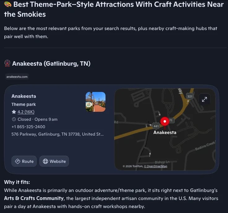 Map entries in Copilot