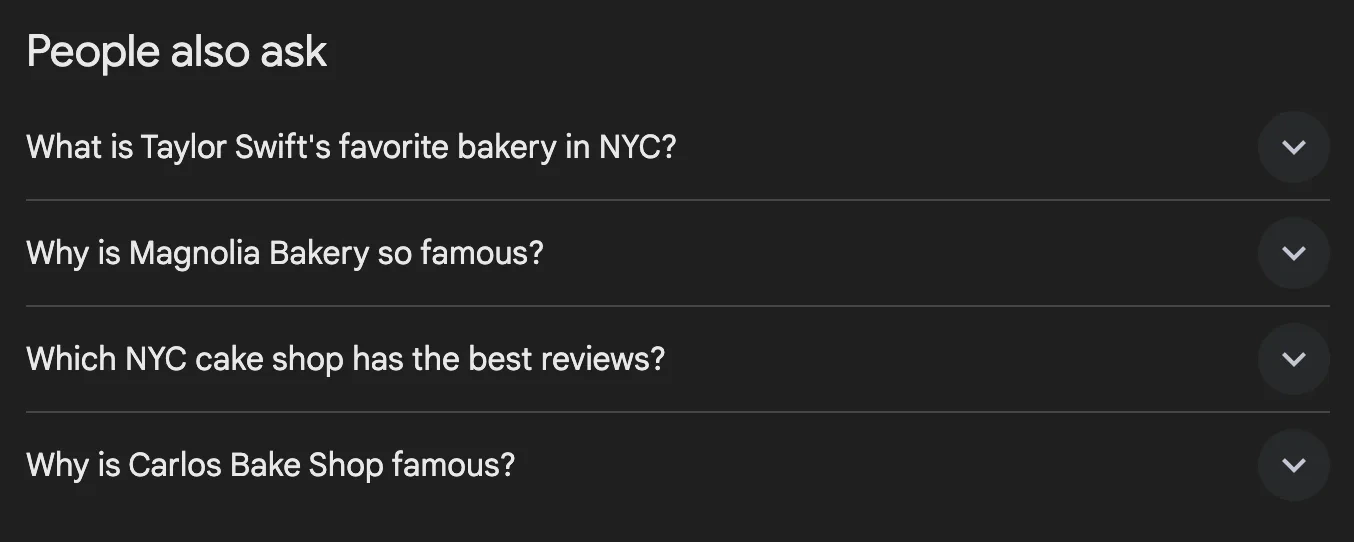 People also ask in Google Search