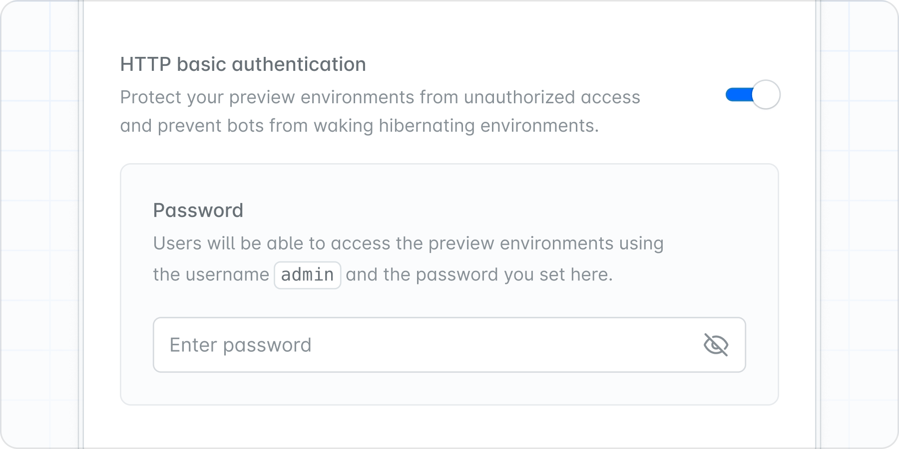HTTP basic authentication