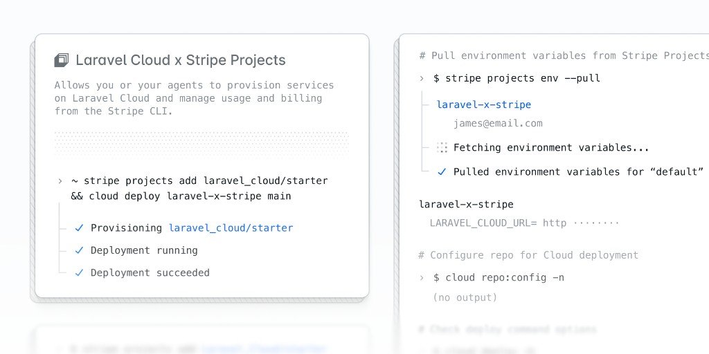Laravel Cloud x Stripe Projects