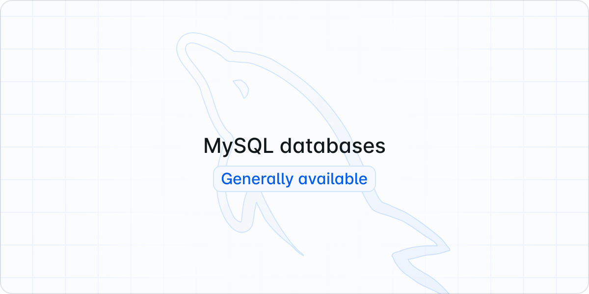 MySQL is Generally Available