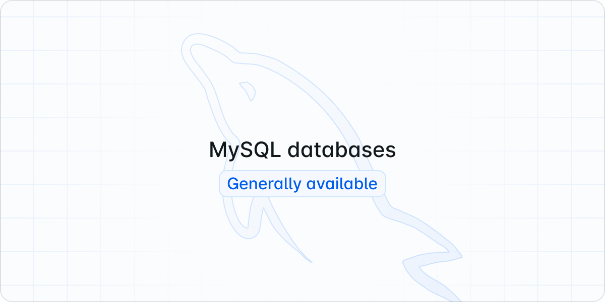 MySQL is Generally Available