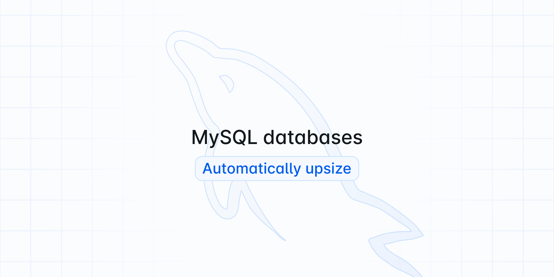 MySQL storage auto-upsize