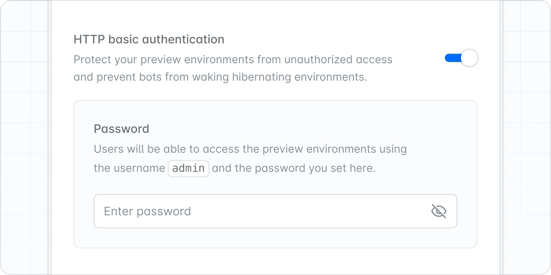 HTTP basic authentication