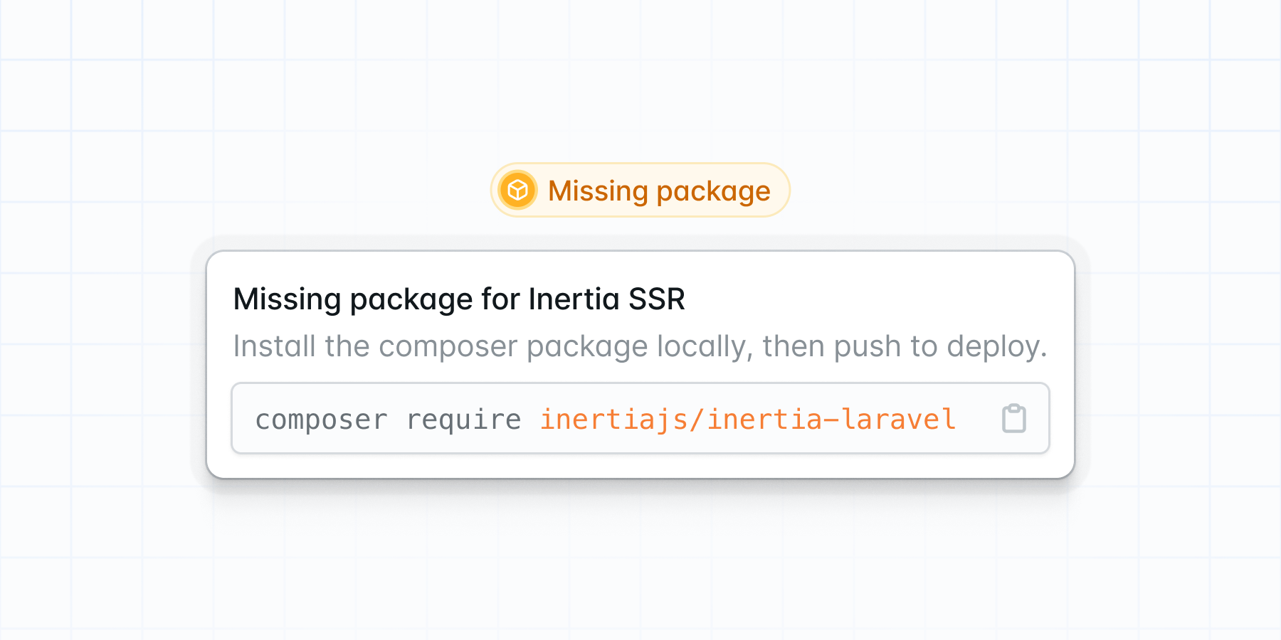 Pre-deploy package checks