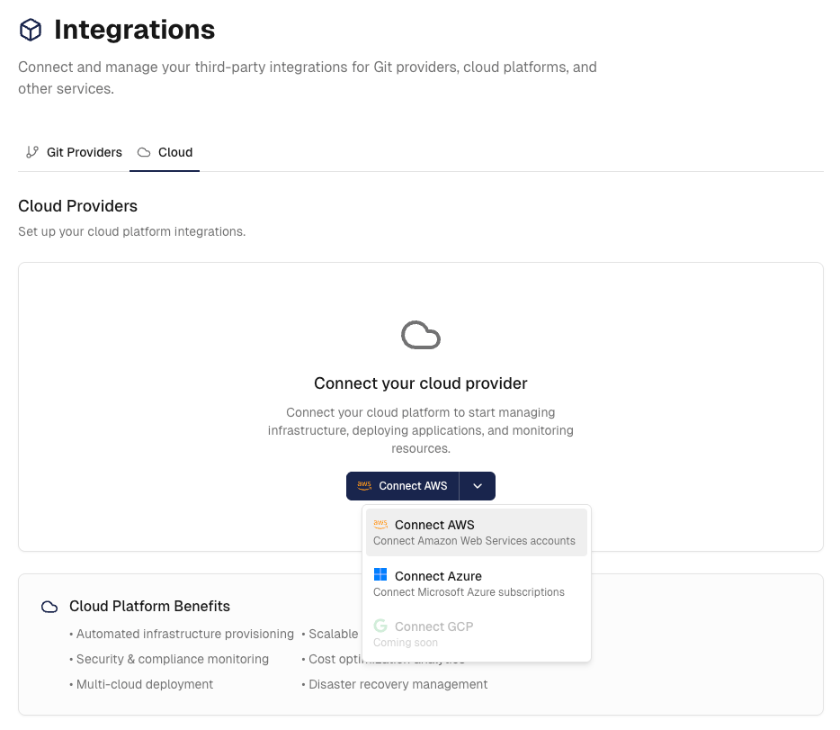 Connect Cloud Account