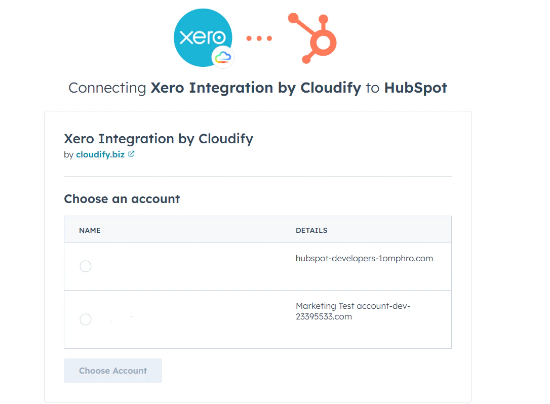 Main dashboard interface