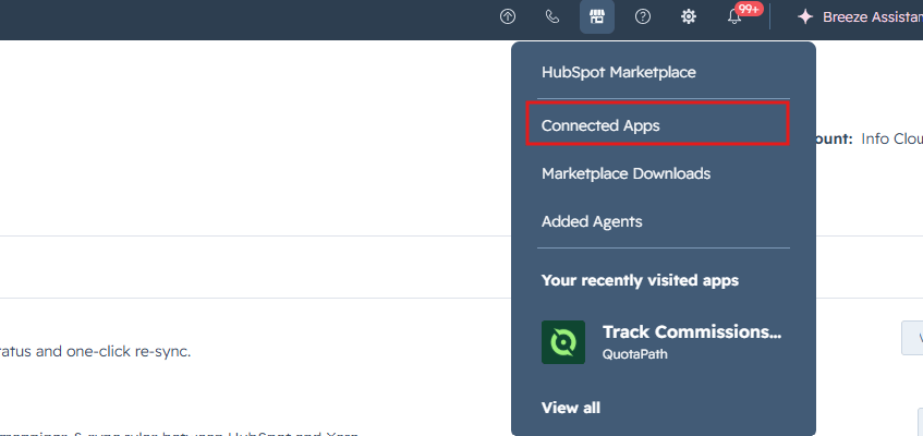 HubSpot marketplace icon