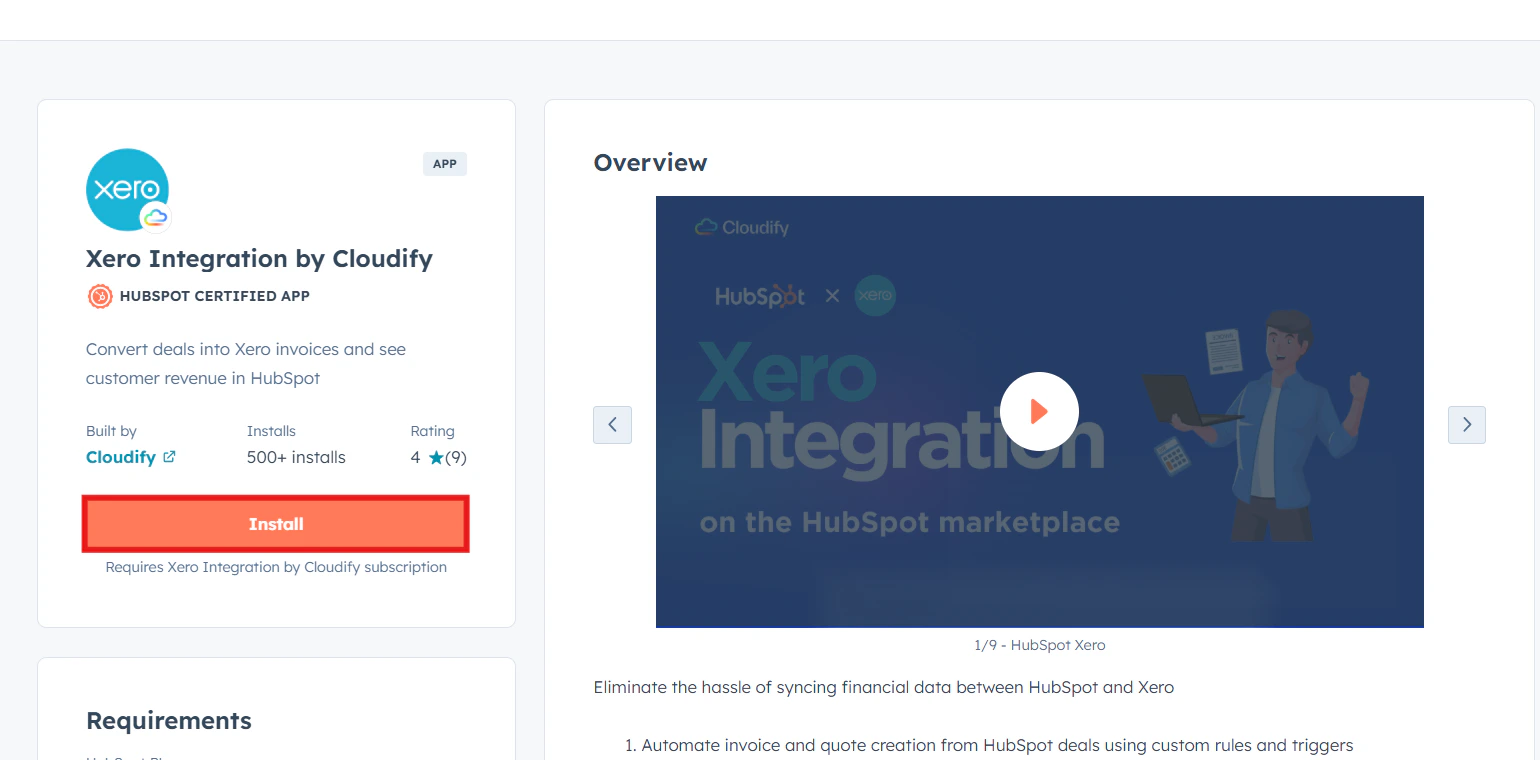 Main dashboard interface