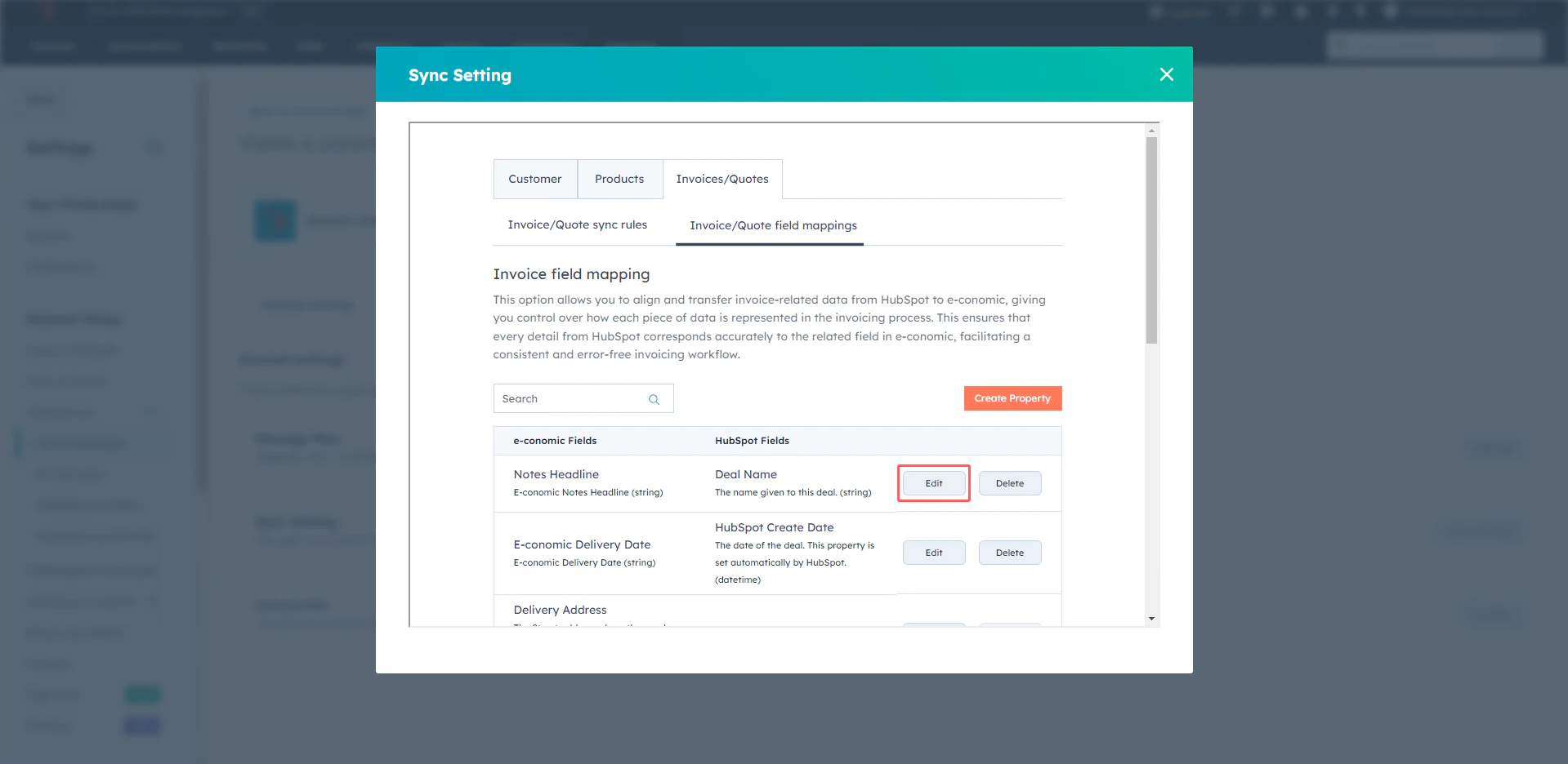 Main dashboard interface