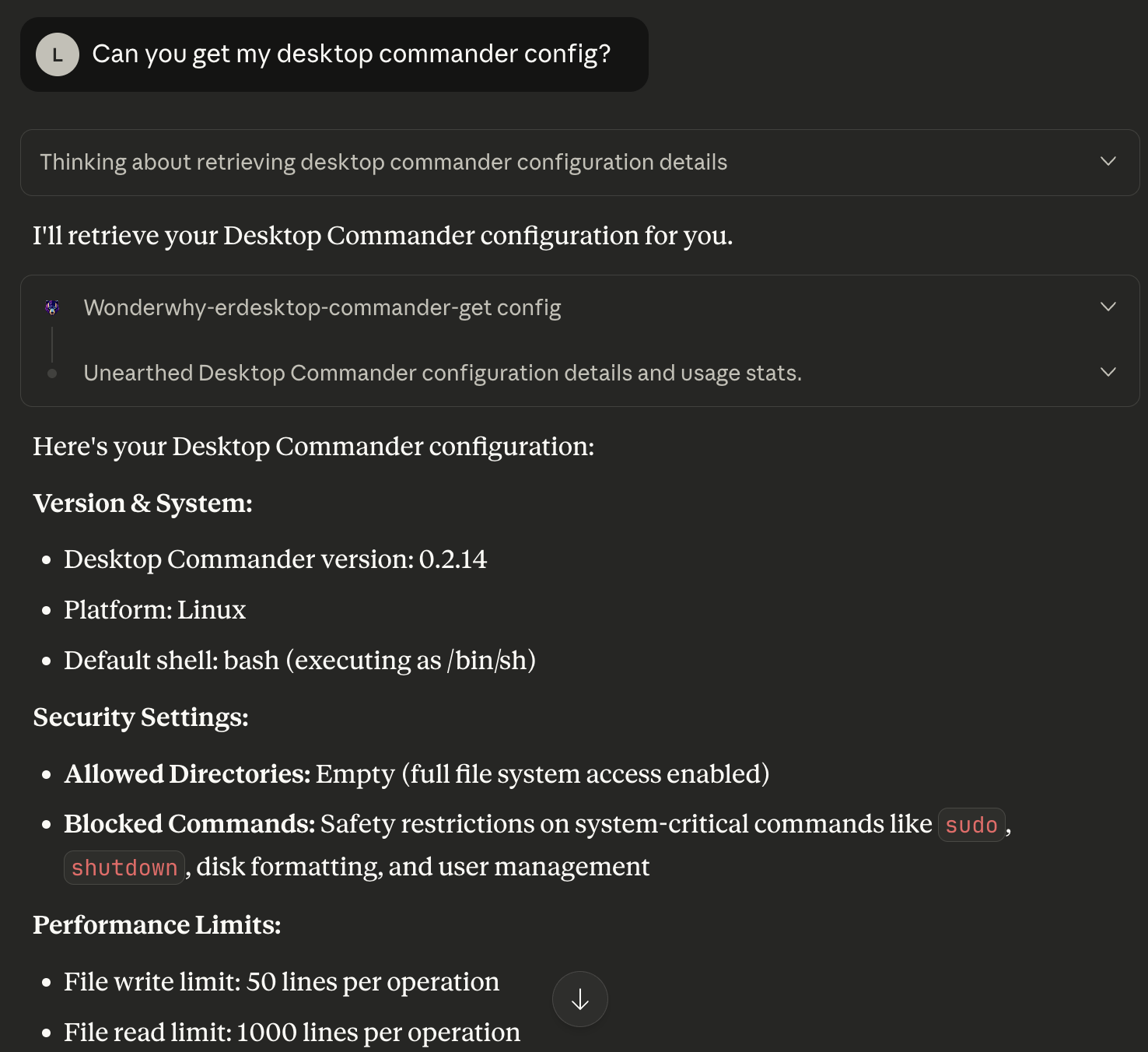 Claude chat calling MCP tools via Cloud MCP connector
