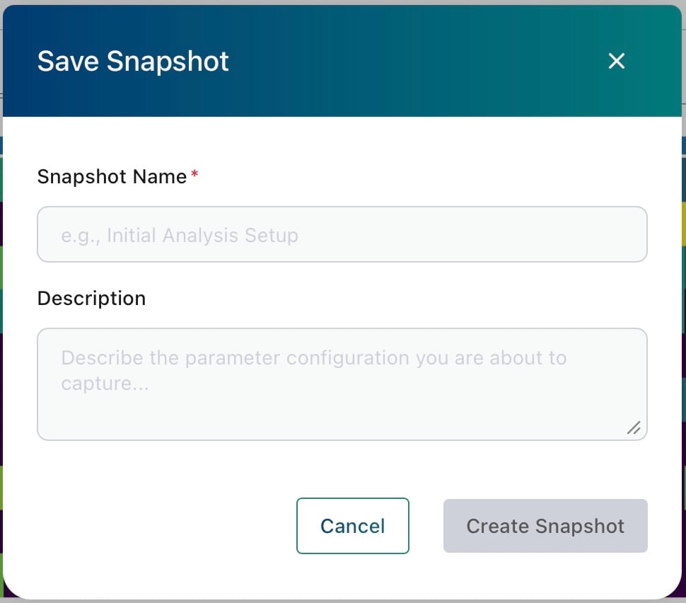 Save Snapshot