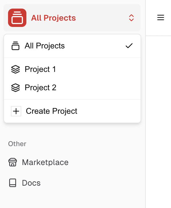 workspaces switcher