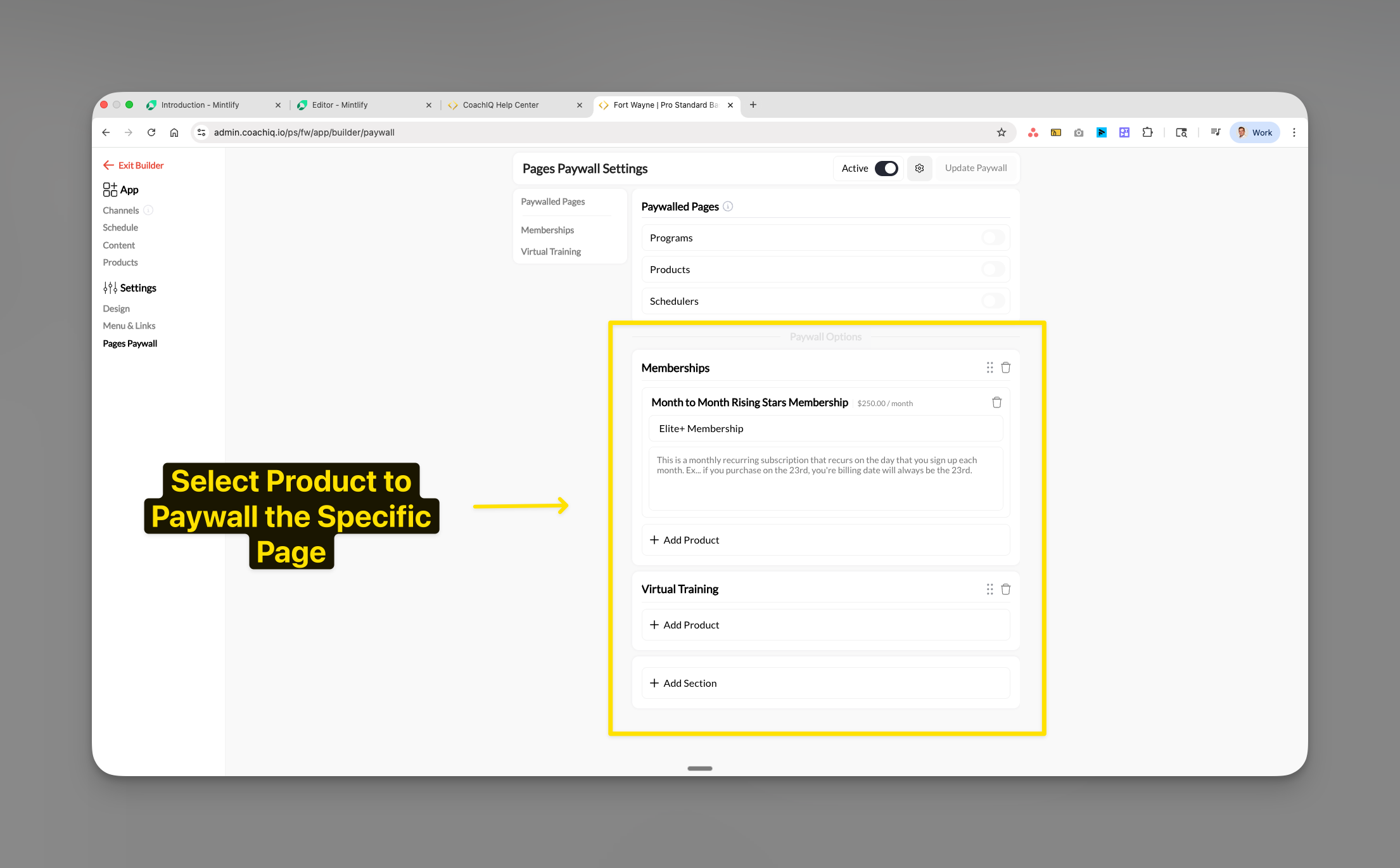 Selectproducttopaywallspecificpage Pn