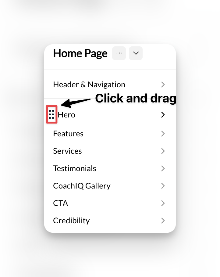 Add and Manage Sections - CoachIQ Help Center