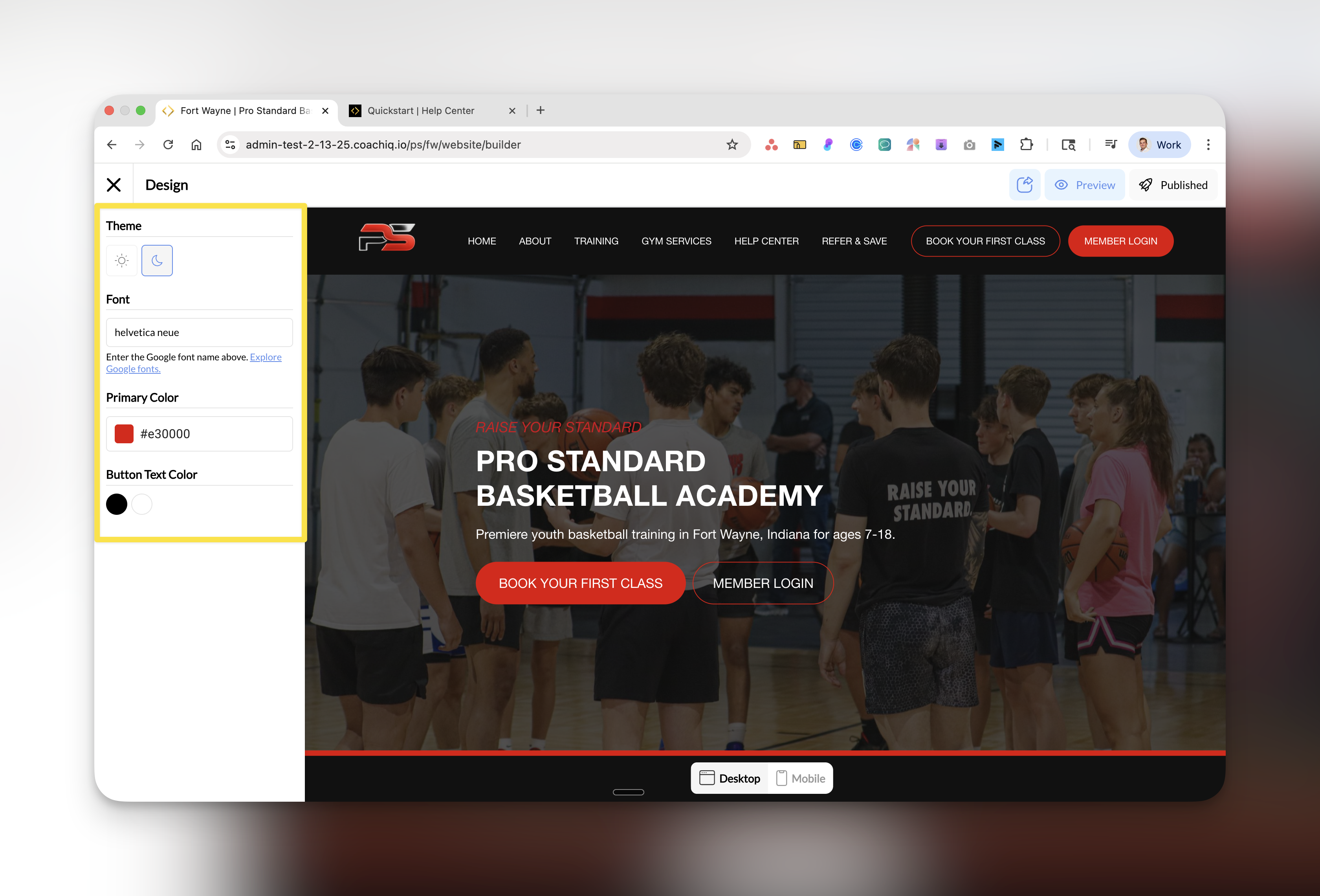 Gloabldesignsettings Pn