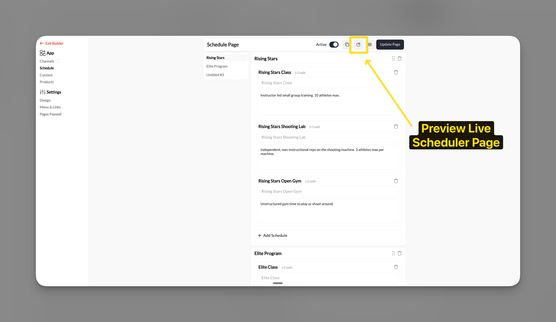 Previewliveschedulerpageinathleteportal Pn