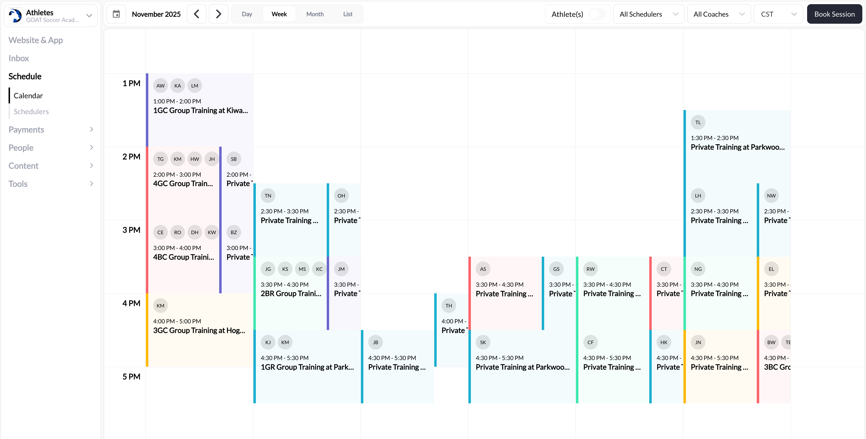Calendar Week View Pn
