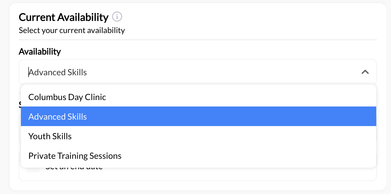 Set Scheduler Availablity Pn