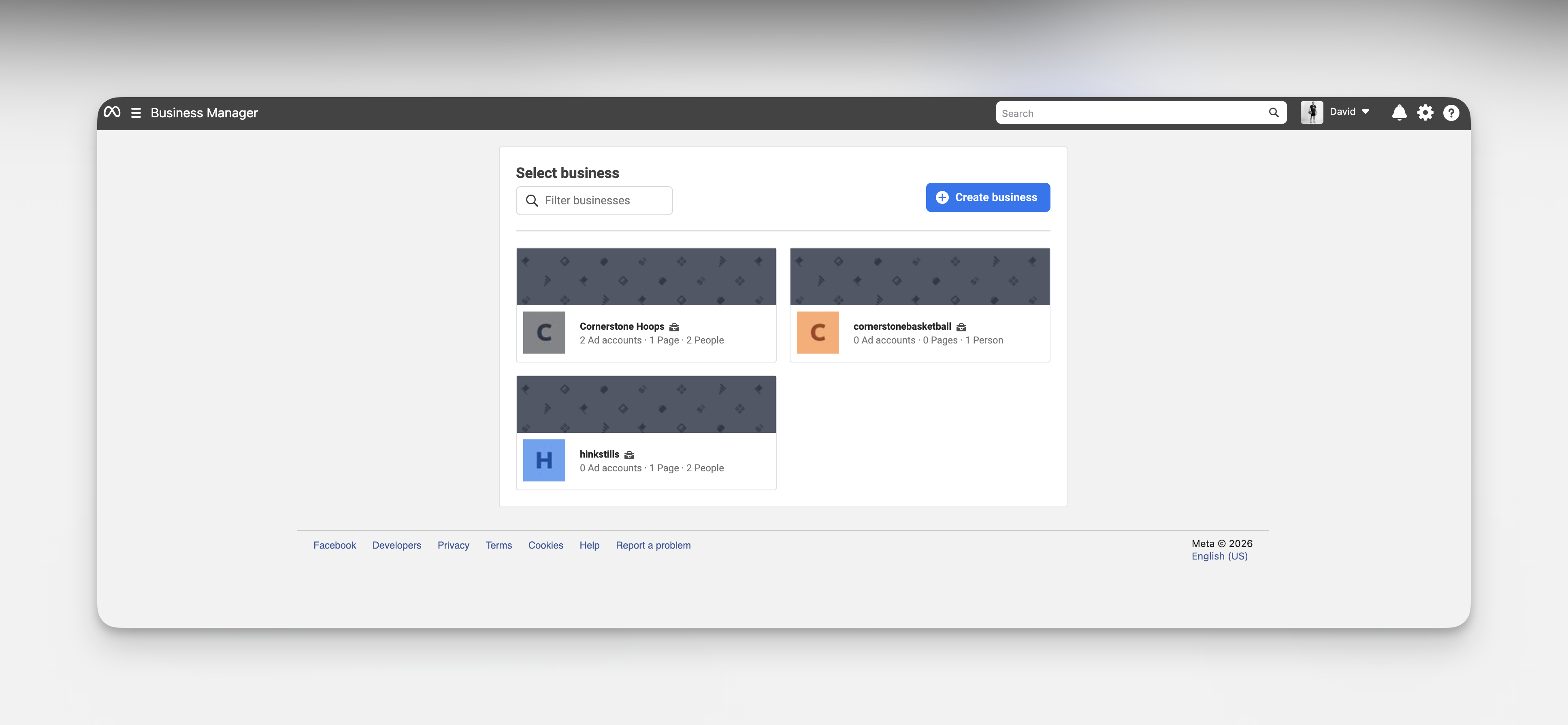 Meta Business Manager