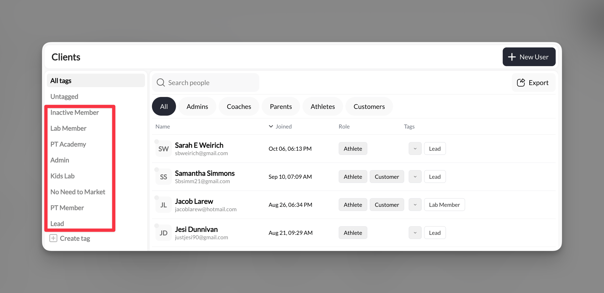 Help Message Tag Using Tags for Group Messages - CoachIQ Help Center
