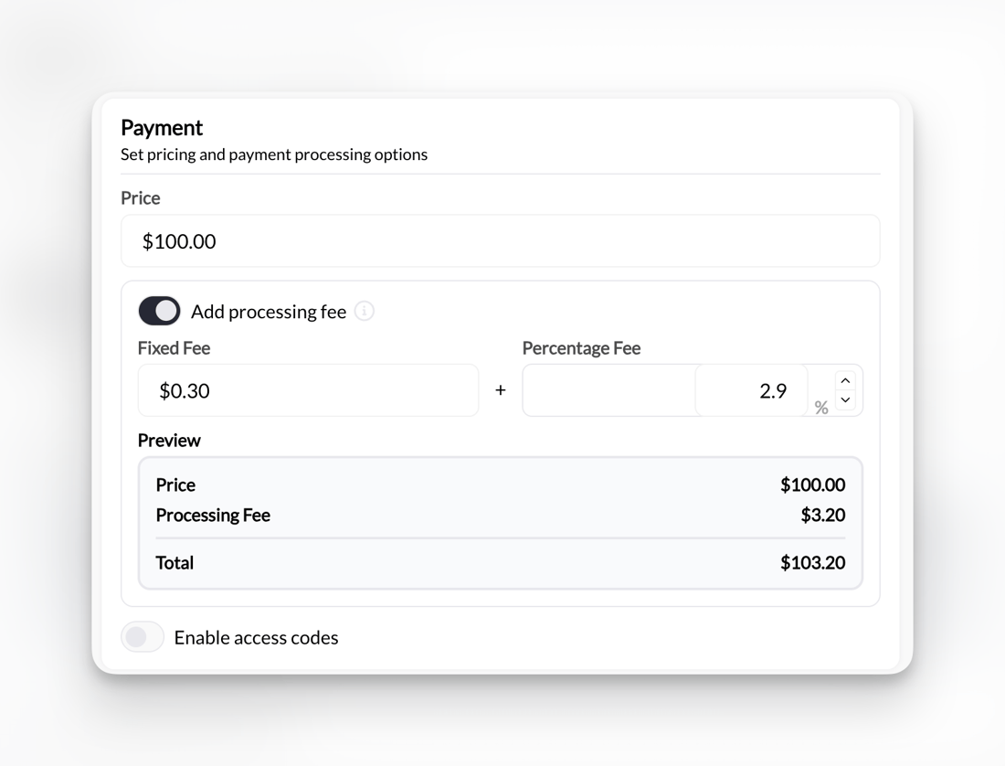 Processed Fees Format Processing Fees Configuration - CoachIQ Help Center