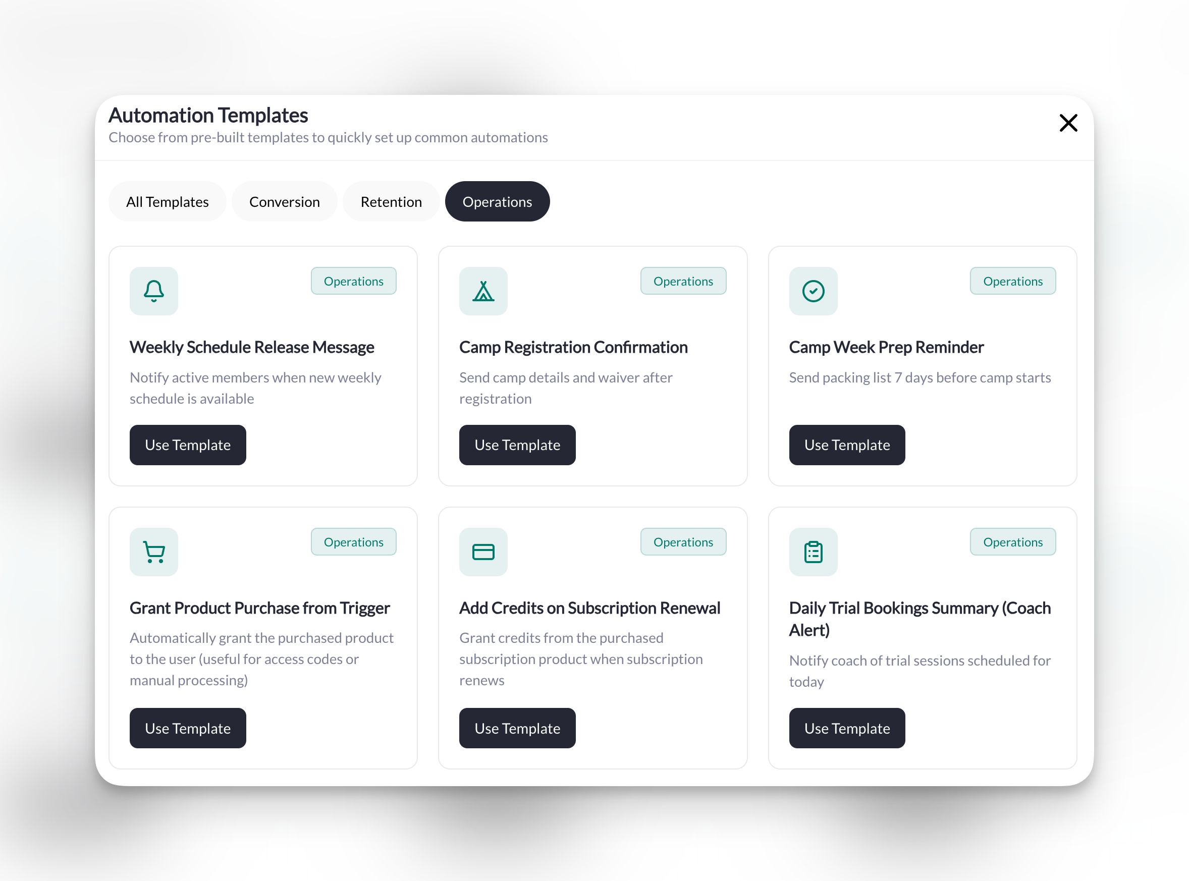 Operations Templates Pn