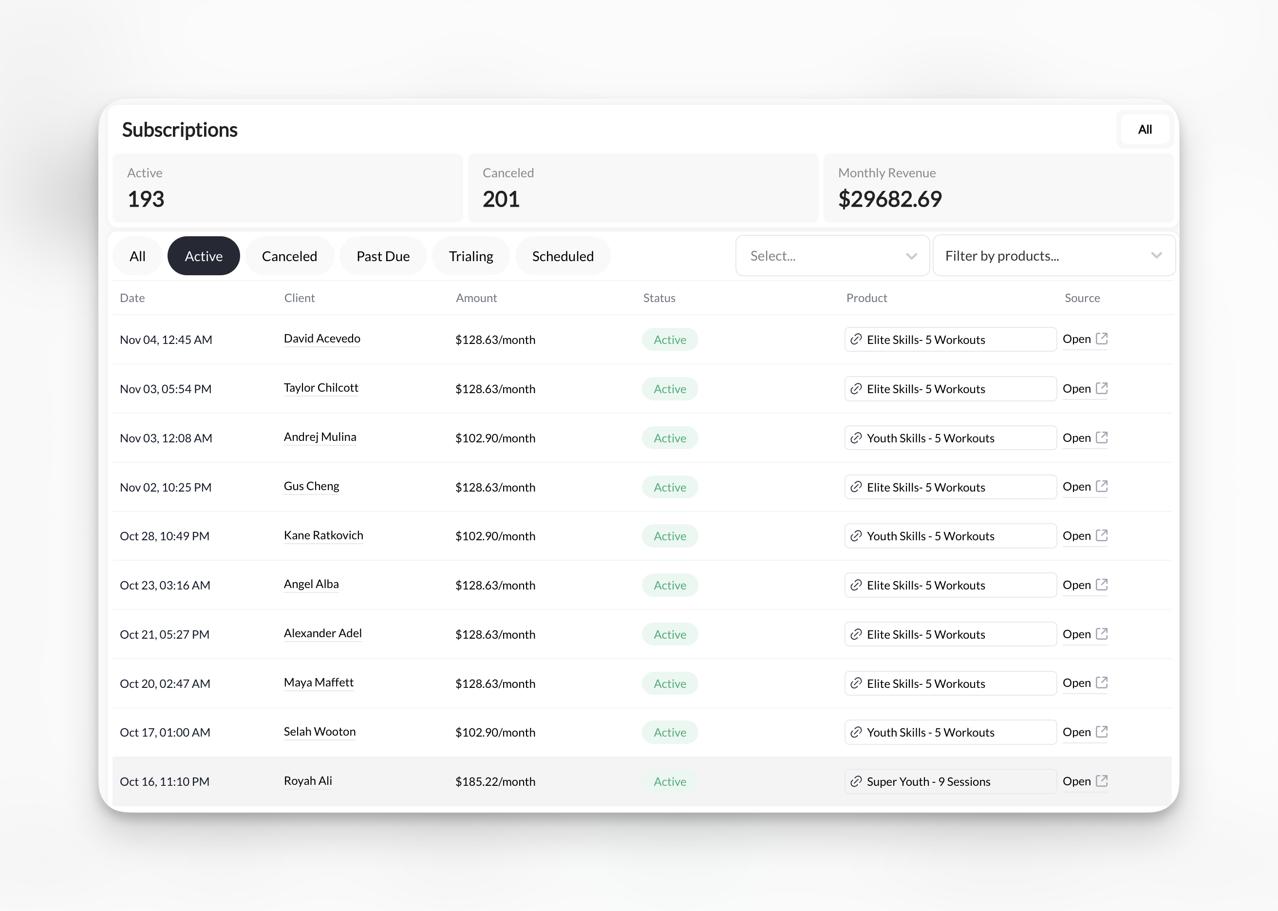 Subscription Landing Pn