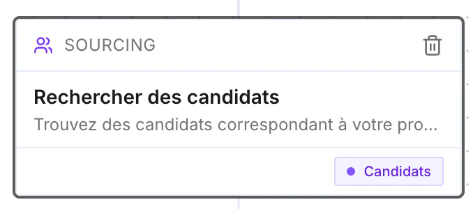 Search block: search candidates