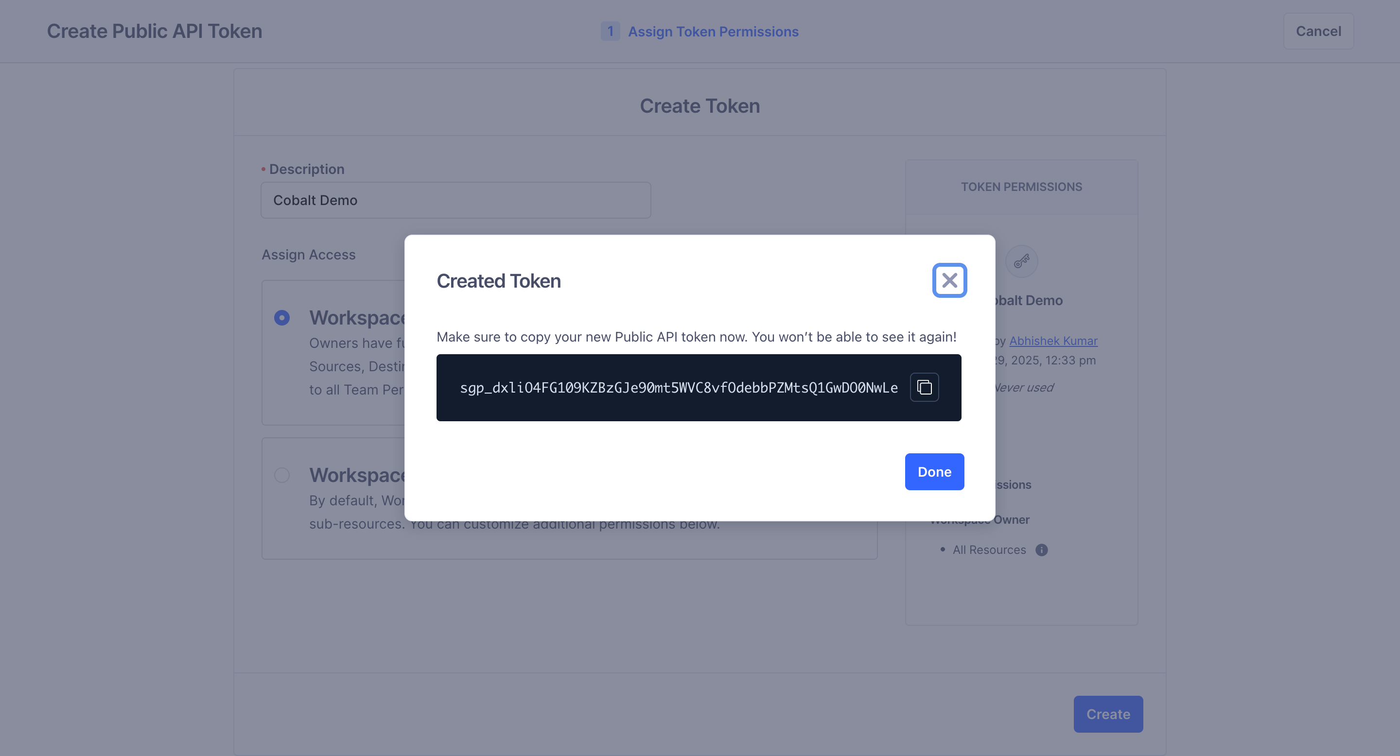 Getting API Token