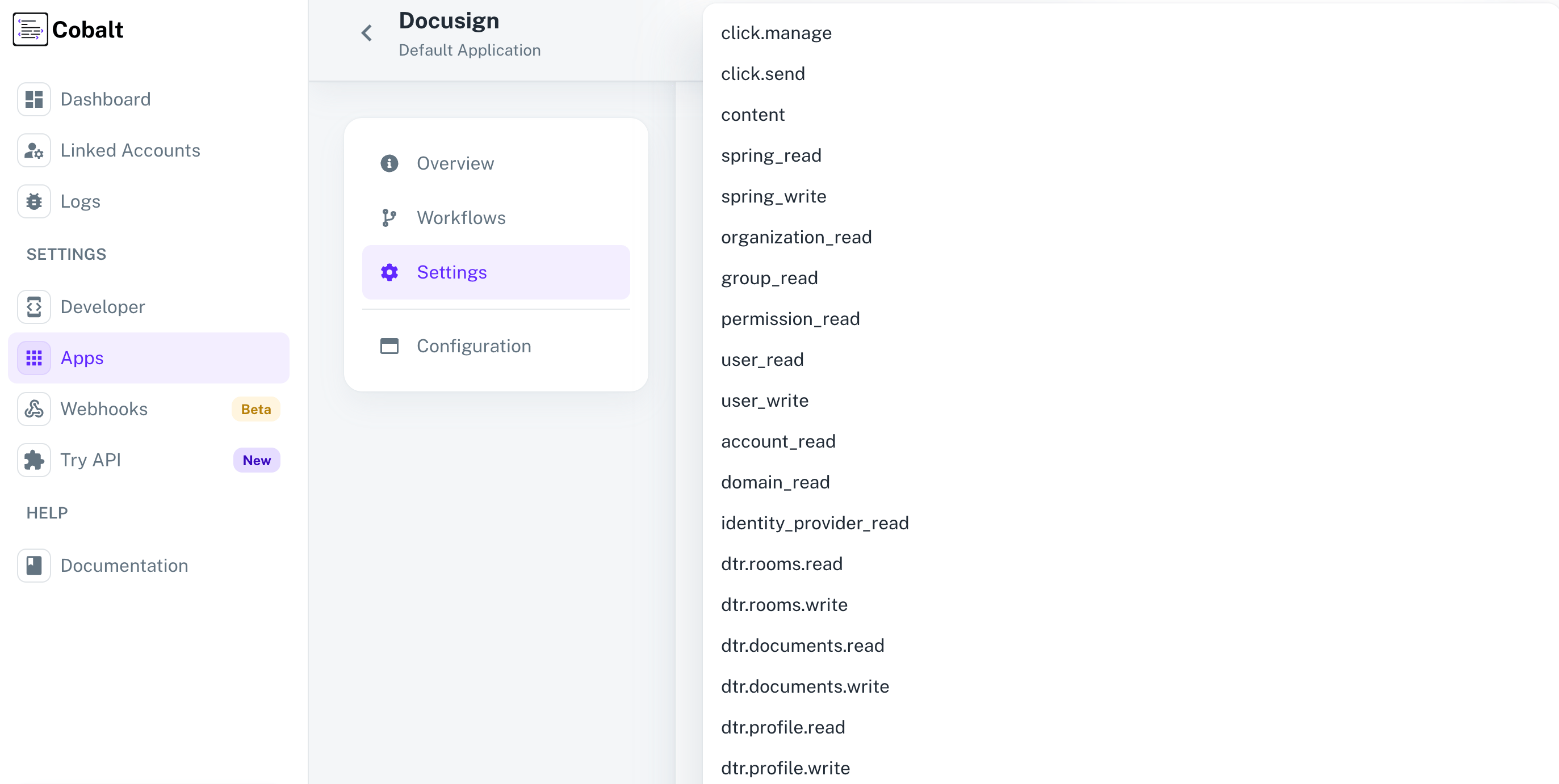 OAuth Scopes