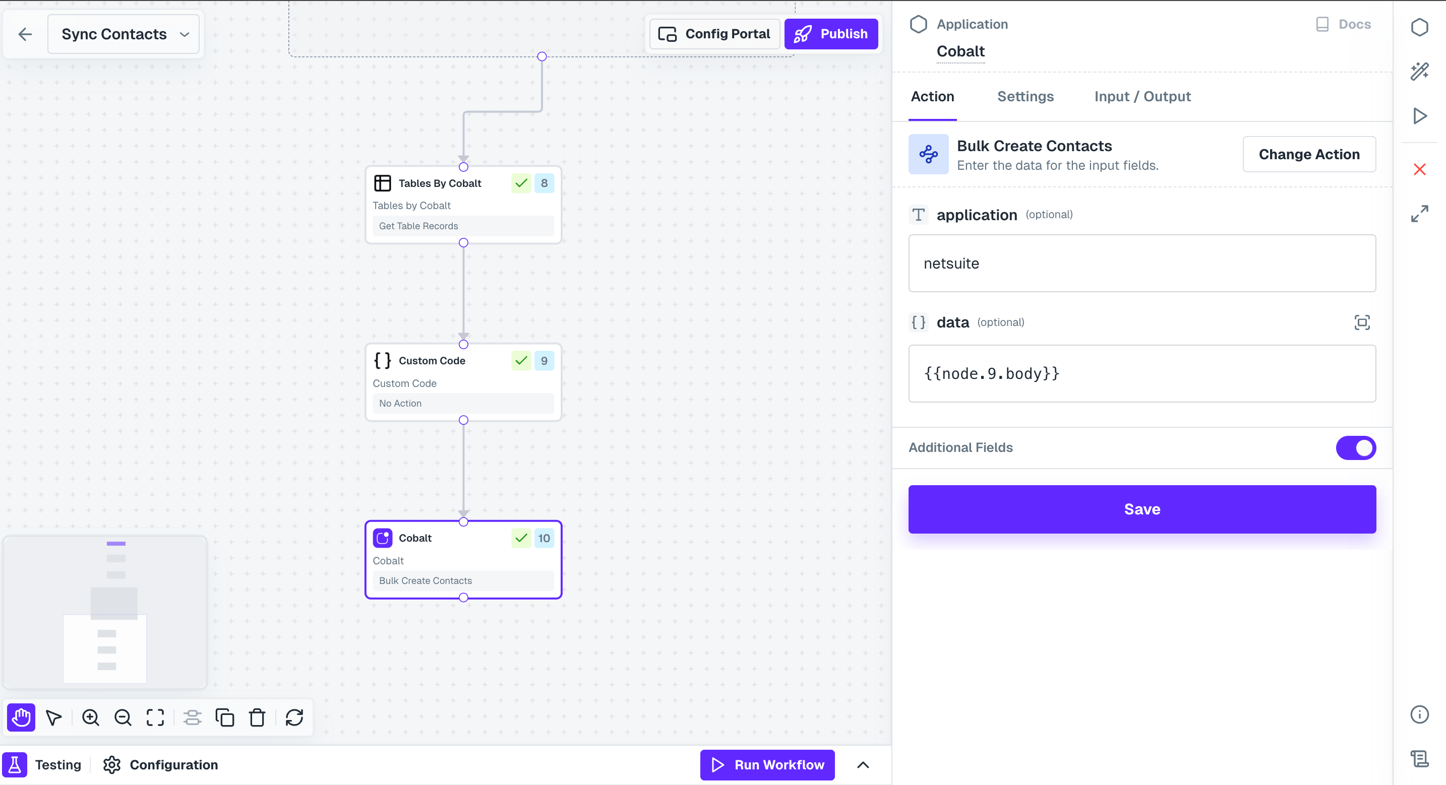 Configuring API Proxy in the workflow