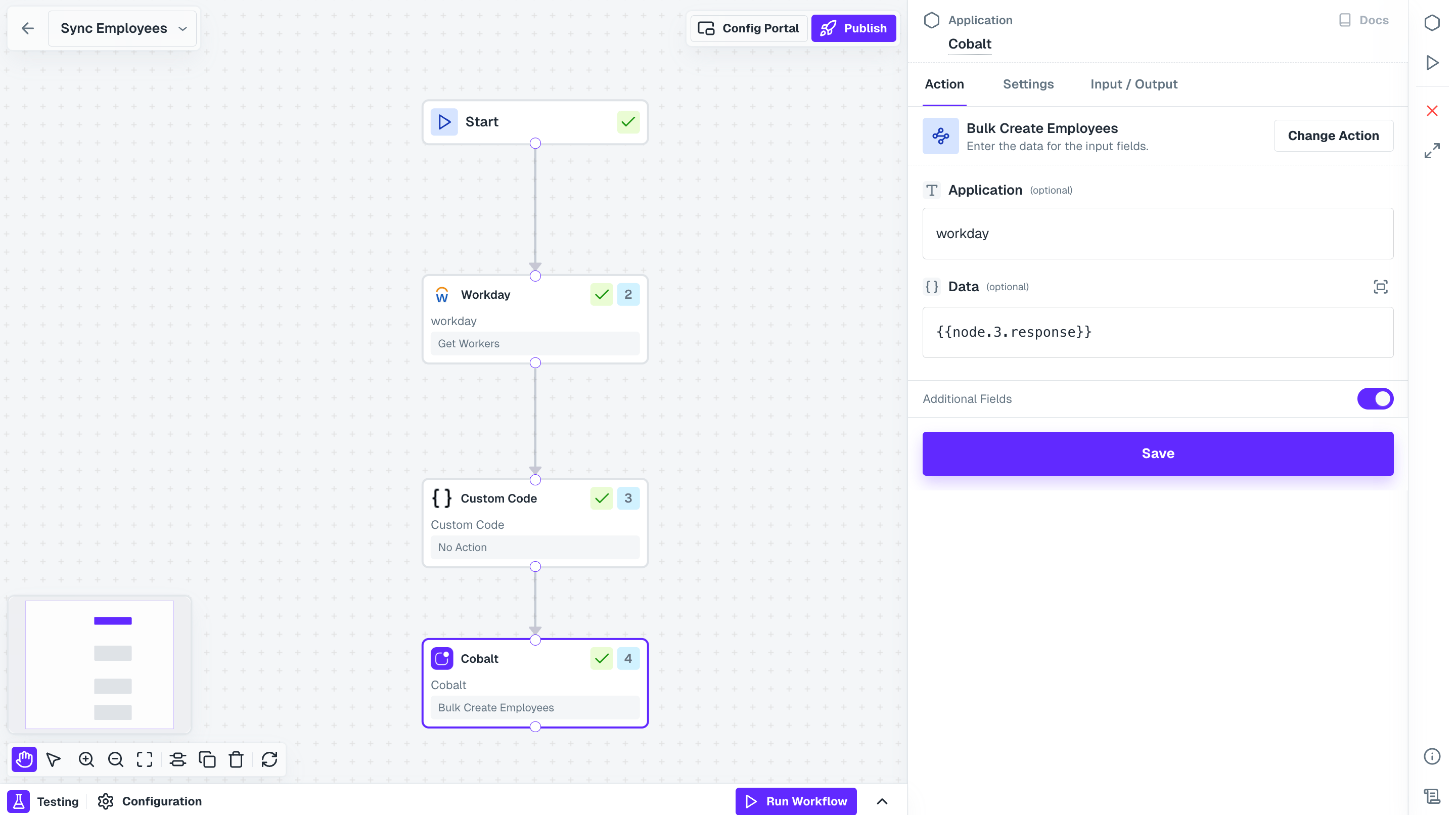 Configuring API Proxy in the workflow